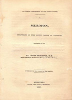 On coming unworthily to the Lord's supper: A sermon, delivered in the South Parish of Andover